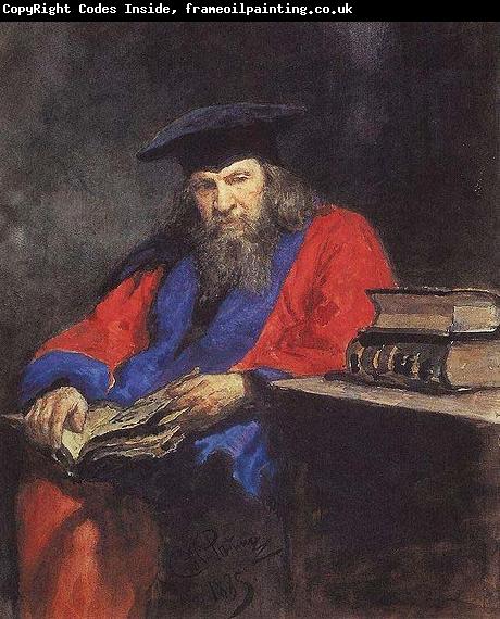 Ilya Repin Portrait of Mendeleev